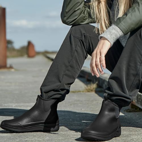 Green Comfort Gummistiefel Damen Halbhoch 41 | Wasserdicht Gummistiefel Damen Kurz für Outdoor und Garten