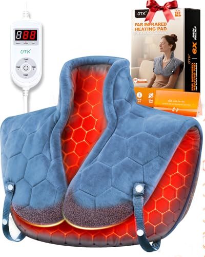 UTK Coussin Chauffant Cervicales, Cadeau Maman, Chauffe Epaule Et Nuque Electrique, Chauffe...