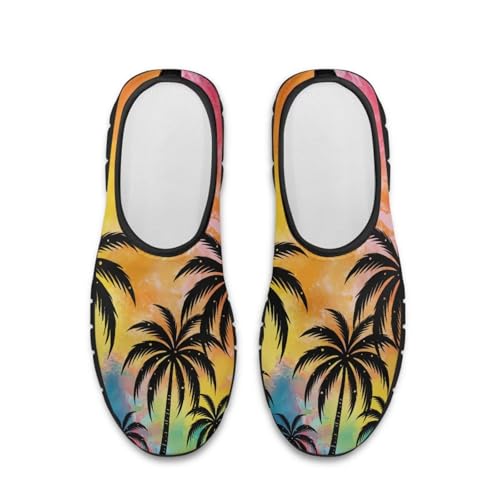 JoyLamoria House Shoes for Women Slip on Sneaker Indoor Outdoor Loafer Soft Holiday