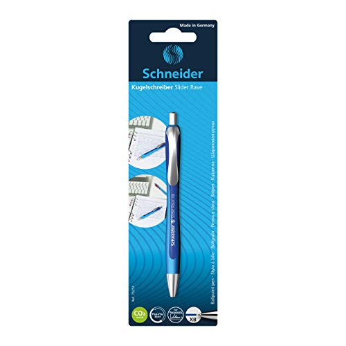 Stylo Slider RAVE XB Schneider écriture propre sans bavure encre bleue