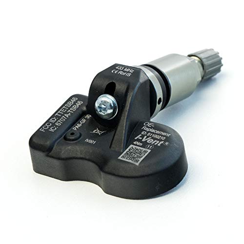 RDKS/TPMS – Reifendrucksensoren passend für: Porsche Macan - Typ 95B - (Bauzeitraum von 07/2013 bis EOP*) - Metallventil Silber - OE-Nummer: 5Q0907275-1 Sensor mit Ventil