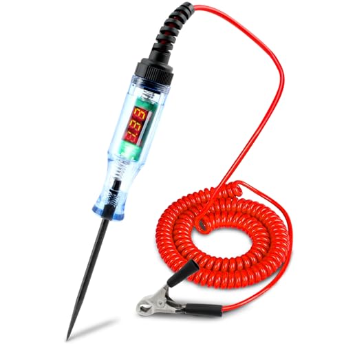 Automotive Test Light with 3-48V LED Digital Display, Auto...