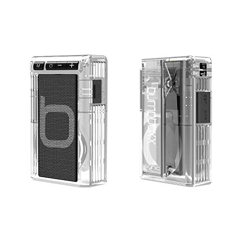 Bumpboxx Retro Pager Bluetooth Speaker, Clear