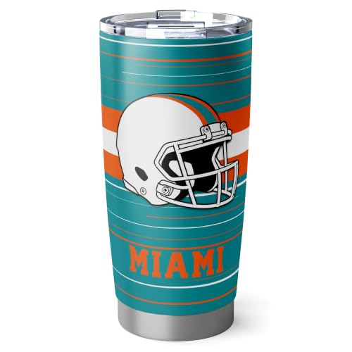 Image of Miami Tumbler 20oz Travel Mug Gifts Custom Name Number