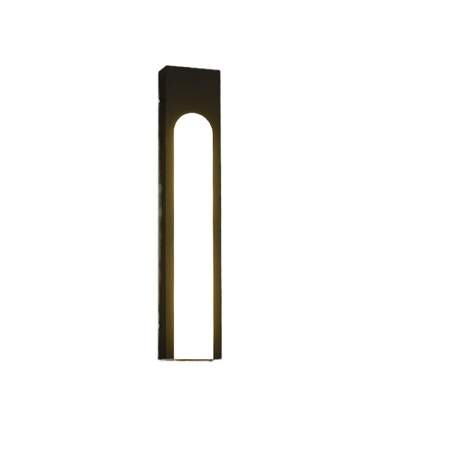 Lampe de jardin pour terrasse chaleureuse et applique murale extérieure