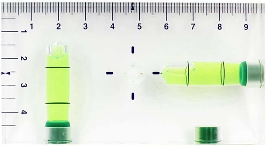 T-Type Spirit Level Ruler Bubble Leveler Blisters Two Directions Pocket Mini Size Magnetic (Color : As Shown, Size : One Size) (As Shown One Size)