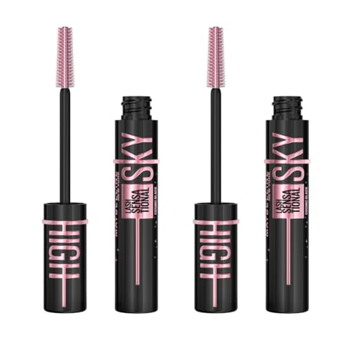 Maybelline New York Lot de 2 Mascaras Volume et Longueur Sky High Cosmic 2 x 7 2 ml