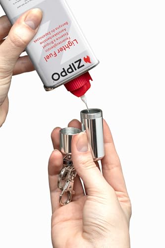 Image of Zippo Lighter Fuel 125 ml - High Quality EU Petrol - White Packaging - Ideal for Windproof Lighters - Clean and Economical