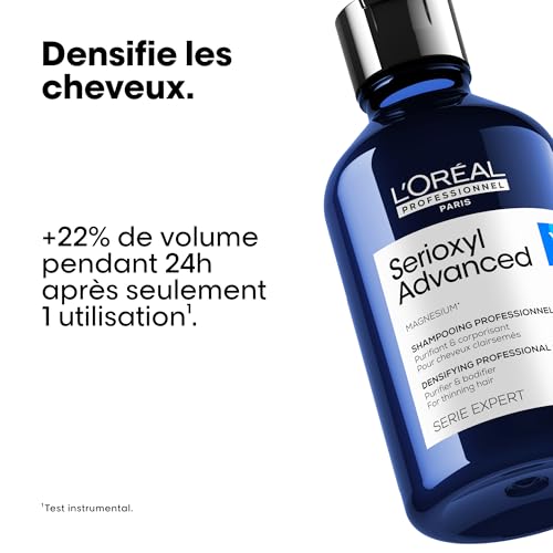 ’Oréal Professionnel – Pack Complet Anti Chute et Fortification des Cheveux Affaiblis – +8000 cheveux dès 6 semaines* Sérum Fortifiant + Sérum Densifiant + Shampoing Corporisant Serioxyl Aminexil - vue 2