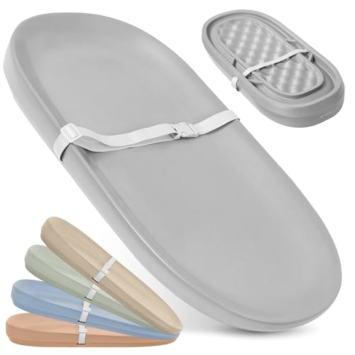 Image of Jool Baby Waterproof Baby Changing Pad - Easy to Clean, Lightweight & Portable - Large Foam Cushion for Comfort (Gray)