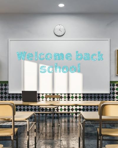 Image of 237 Pcs Glitter Bulletin Board Letters, Numbers and Punctuation 4 Inch
