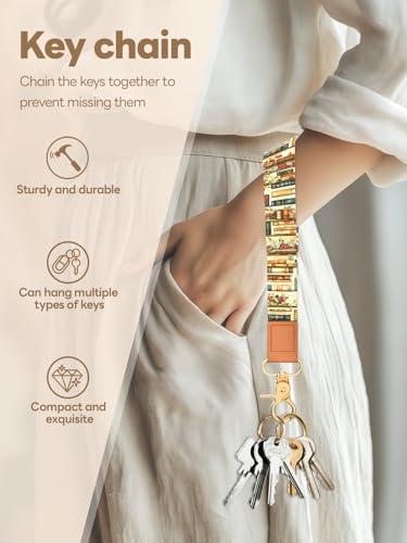 Image of Wristlet Keychain for Women and Men, Key Chain Holder, Wrist Lanyard for Keys