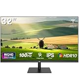 KTC 32インチ モニターQHD 100Hz 2K IPSワイド画面 省スペース設計 PS5対応 アイケア機能 VESA対応 フリーシンク/Gシンク HDMI 2.0×2, DP 1.4×1 スピーカー対応なし 3年保証 H32T13