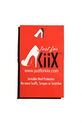 High Heel Protectors by Just for KiiX - Clear Protective Adhesives that Shield Your Heels from Scratches and Scuffs