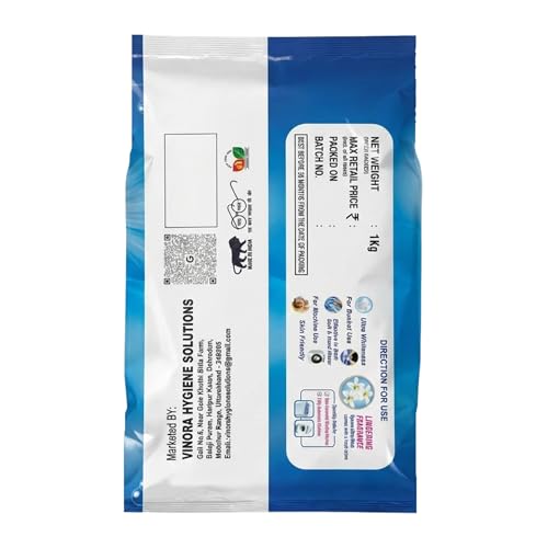 Image of Detergent Powder 3Kg Pack | High Foam Laundry Washing Powder for Clothes | Tough Stain Remover, Deep Cleaning Formula with Long Lasting Freshness (Pack of 1)