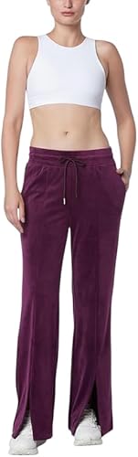 Andrew Marc Women's Performance Bottoms,Eggplant,Large