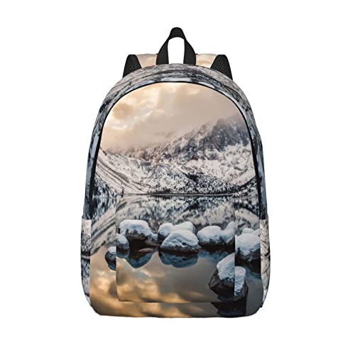 Sac à dos en toile ALLOCS Convict Lake Noir M léger avec bretelles ergonomiques
