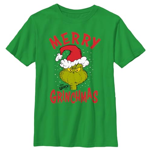 Fifth Sun Boy's The Grinch Merry Grinchmas T-Shirt