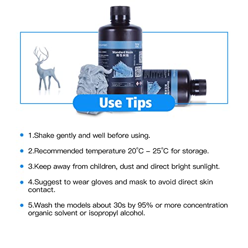 NOVA3D 3D Rapid Resin 405nm Polimerizzazione UV