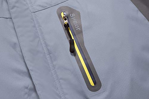 Image of Men's Ski Jacket Waterproof Windproof Mountain Winter Coat Rain Hooded Coat