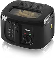 Swan 2.5 Litre Deep Fat Fryer with Viewing Window, Adjustable temperature controls, Easy Clean, 1800 W, Black, SD6080BLKN