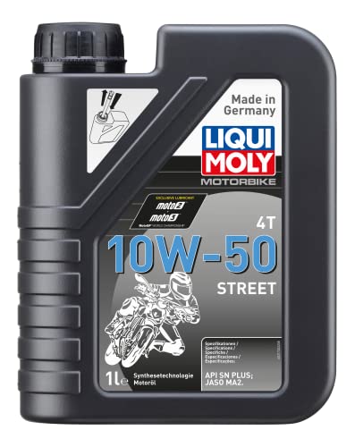 LIQUI MOLY Motorbike 4T 10W-50 Street | 1 L | Motorrad 4-Takt-Öl | Art.-Nr.: 21725