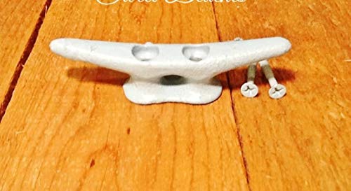 4 Inch Boat Cleat Dock Cleats Beach Seaside Nautical Decor Coat Rack, Towel Holder, Curtain Tie Back, Drawer Pull