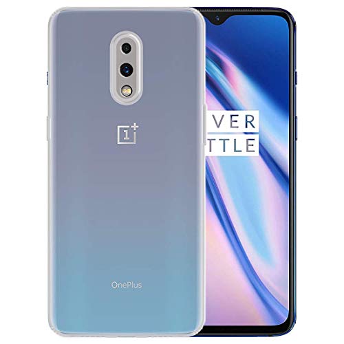 Image of Case Creation Crystal Clear Totu Silicone Transparent Flexible Soft Corner Protection with TPU Slim Back Case Color Variation Cover Suitable for One Plus 6T