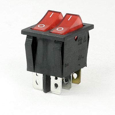 Commutateur 250VAC 10A 6 broches pour bateaux et appareils électriques