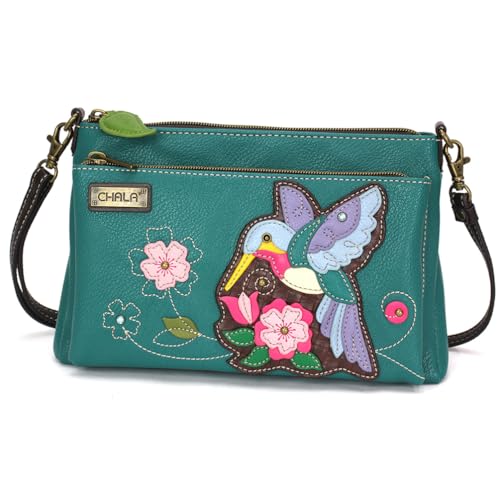 Image of CHALA RFID Protected Vegan Leather Deluxe Crossbody Bag with Adjustable Straps