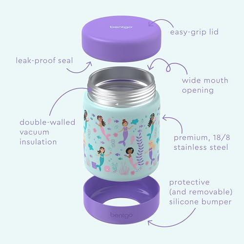 Image of Bentgo Kids Stainless Steel Leak-Proof Food Jar for Hot or Cold Food