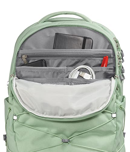 Image of The North Face Women's Borealis Commuter Laptop Backpack, Misty Sage Dark Heather /Meld Grey, One Size