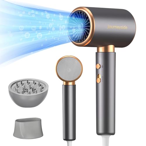 Secador de Pelo,Journeyside Secador de Pelo Profesional,Secadores de Pelo Iones 2000W, 2 Velocidades/3 Temperatura+Pulsador de Aire Frío,Secadore de Pelo Iónico con Concentrador+Difusor,Secado Rápido
