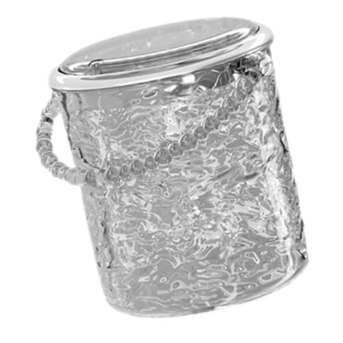 Qianly Small Food Waste Bin, Garbage Bin with Lid, Multipurpose Peel Wastebasket Compost Bin for Cooking Counter Gardening Kitchen, gray