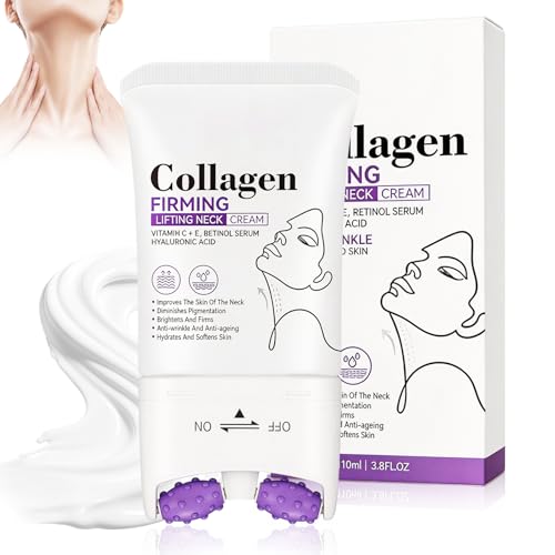 110 ml Crema Reafirmante Para Cuello Y Escote, Proporciona Firmeza e Hidratación Continua, Cuidado Del Contorno Del Cuello, Mejora Elasticidad Piel, Para Mujeres Y Hombres Rutina Diaria