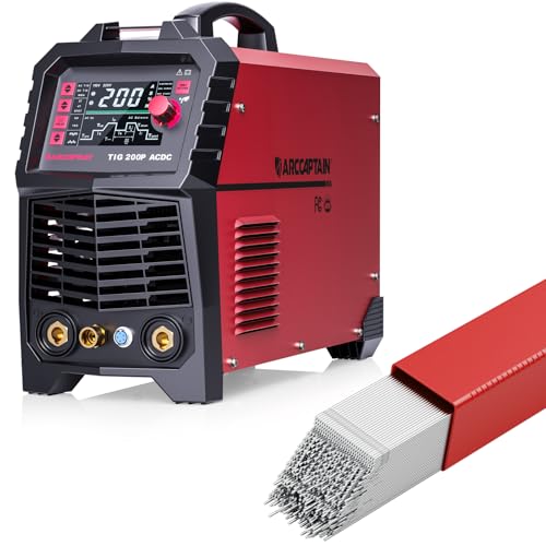 Image of ARCCAPTAIN TIG Welder AC/DC 200Amp with Pulse and TIG Rod