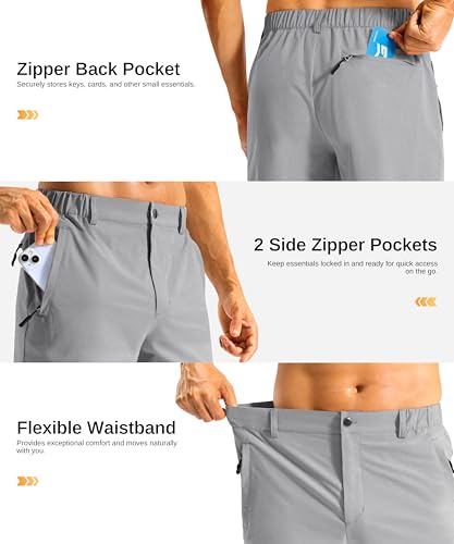 Image of G Gradual Men's Shorts 11 inch Long Golf Lightweight Knee Length Shorts