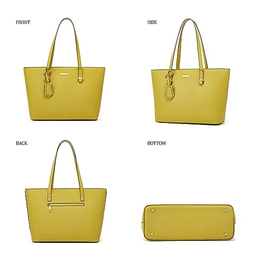 Image of Women Fashion Handbags Wallet Tote Bag Shoulder Bag Top Handle Satchel Purse Set 4pcs