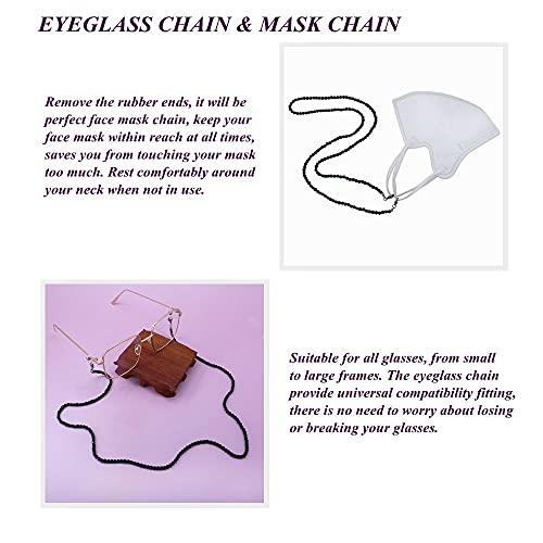 Kai Top Eyeglass Chain Sunglass Chain Fashion Natural Stone Beaded Mask Lanyard Chain Face Mask Holder Chain For Women Men #TOP2