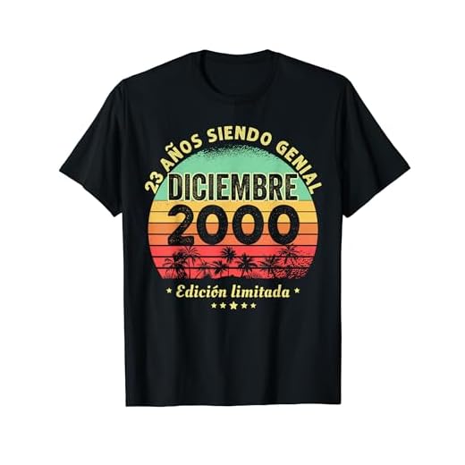 23 Años Cumpleaños Regalo Diciembre 2000 Diciembre 23 Años Camiseta