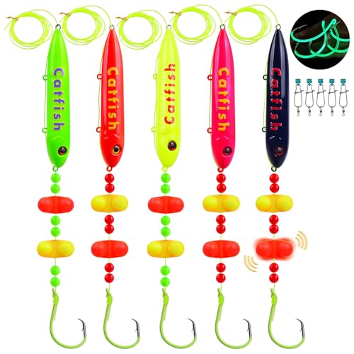 Catfish Rig Catfish Float Rigs - Bank Fishing Bait Catfishing Tackle Floats Rattler Beads Rig Kit...