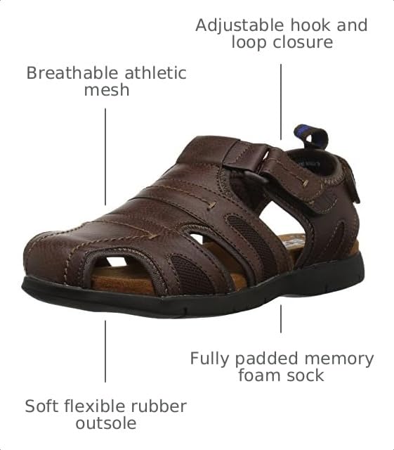 Image of Nunn Bush Rio Grande Fisherman Closed Toe Sandal