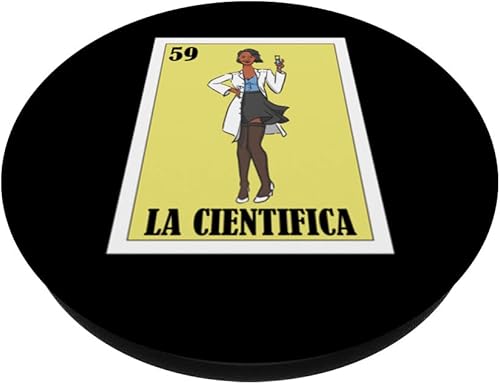 Miniatura 2 de Funny Mexican Design for Scientists - La Cientifica PopSockets Swappable PopGrip