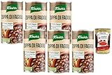 Italian Gourmet Zuppa di Fagioli Pronta 6 x 545 g Zuppa di Legumi Ricca di Fibre Senza Conservanti Ideale per Pasti Veloci e Cucina Italiana + Italian Gourmet Polpa