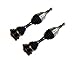 DTA GM61126112 front Left Right Pair - 2 New Premium CV Axles - Fits Chevrolet Silverado, Suburban, Tahoe; GMC Yukon, Sierra - 1500 Series Only
