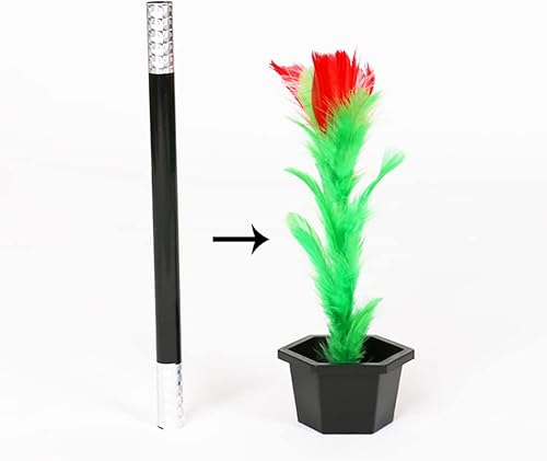 Juguetes mágicos de palo a flor, fácil de escenario, juego de accesorios profesionales, accesorios divertidos para cumpleaños, carnaval, adultos,