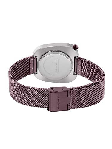 Image of Giordano Analog Wrist Watch for Women with Stylish Metal Strap, Square dial and 3 Hand Mechanism