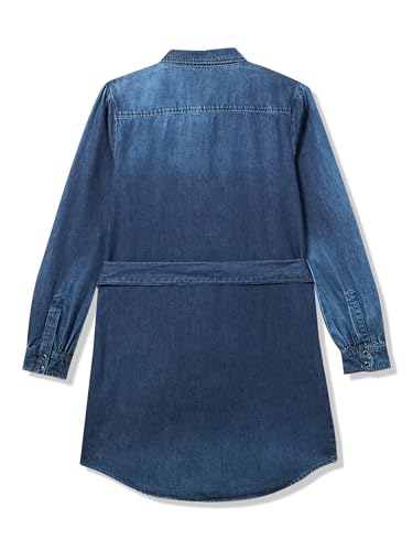 GUESS Girls' Long Sleeve Denim Dress3