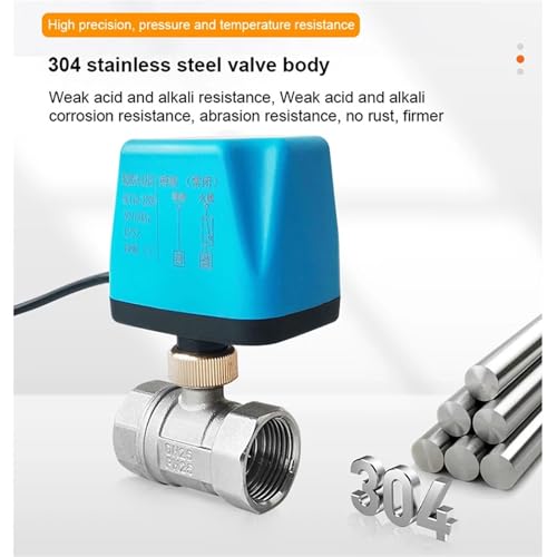 Électrovanne électrique alternative 12V CC normalement fermée 1 pouce - 3