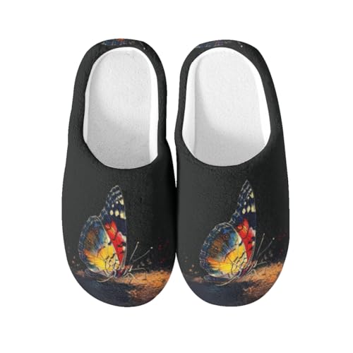 Chaussons antidérapants en coton avec mousse mémoire de forme homme femme maison